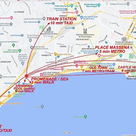 ניס Beautiful Renovated Apartment ,Next To The Beach ! Air-C, Free Parking! מראה חיצוני תמונה